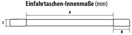 Arbeitsbhne-Einfahrtasche