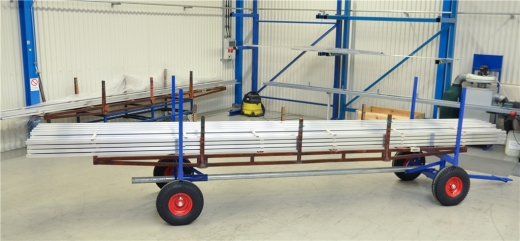Langmaterialwagen mit Deichsel