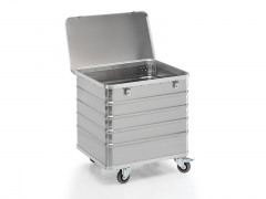 Transportwagen aus Aluminium 730 x 580 x 740 mm (L x B x H)